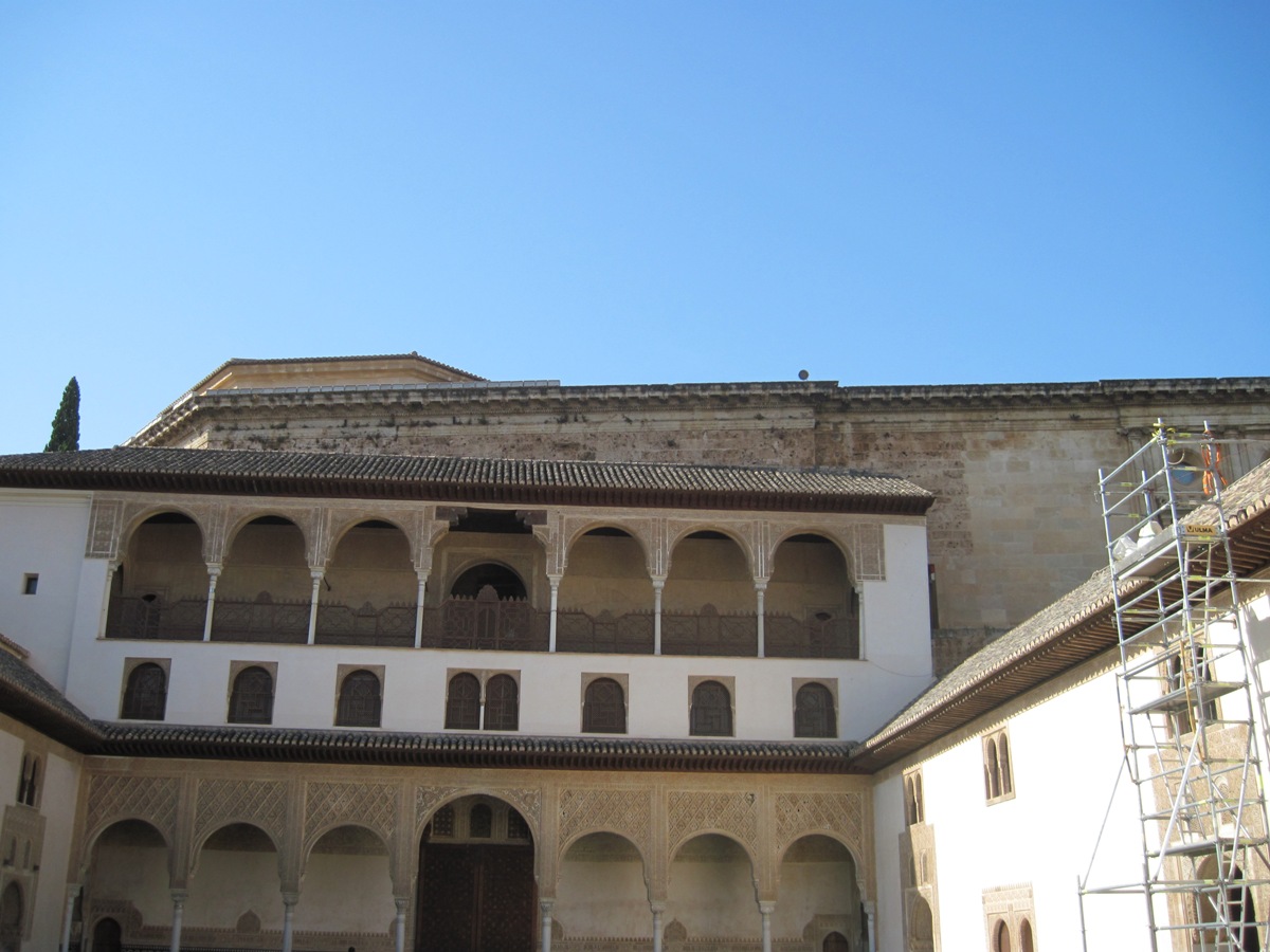 36- Alhambra- particolare della torre de Comares